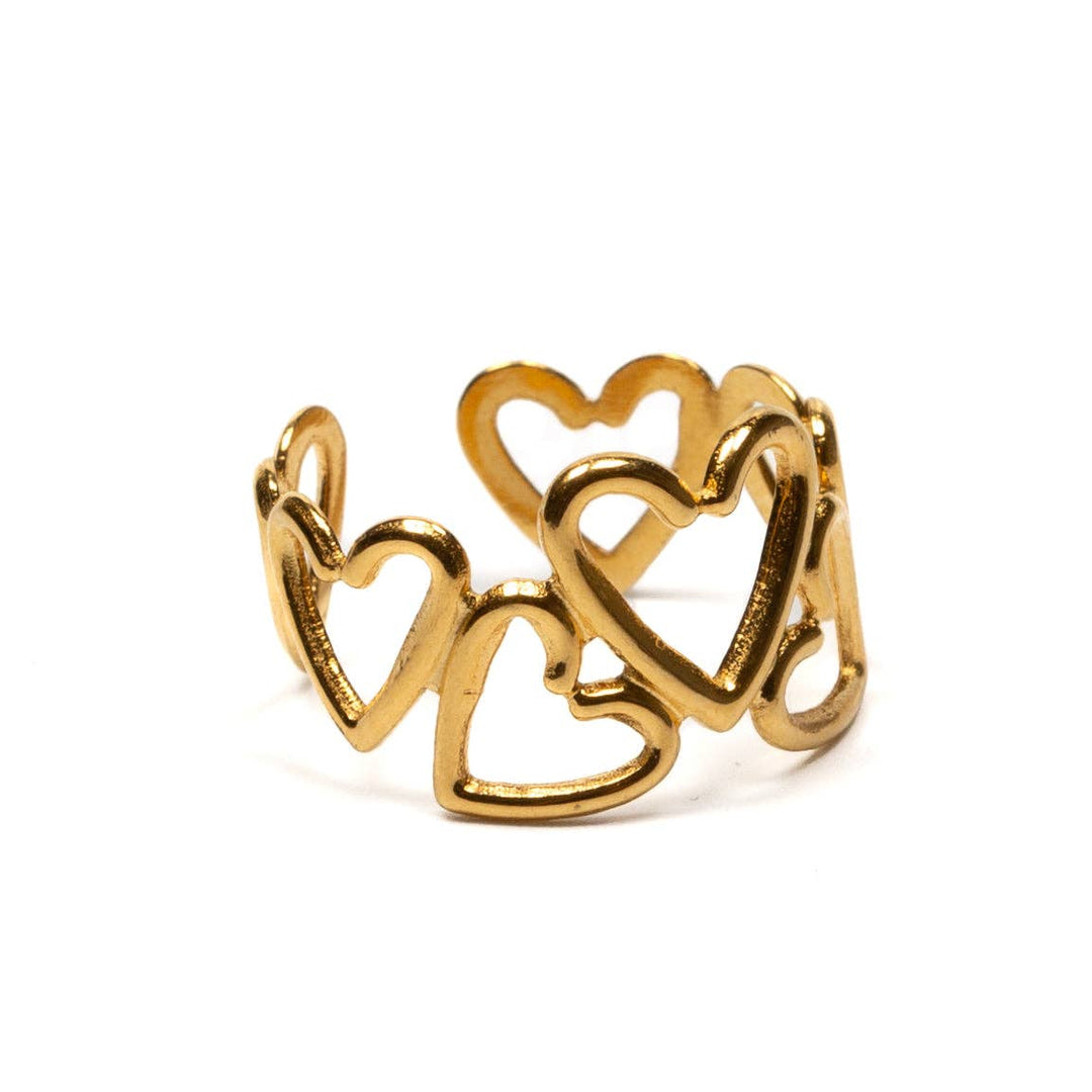 Multi Heart Ring