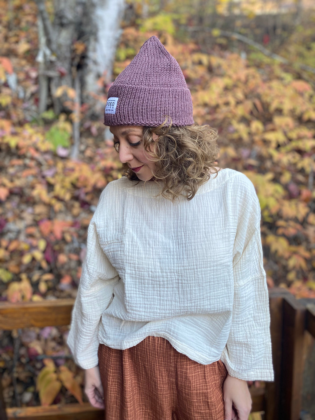 Alpaca Fisherman Hat - Dusty Rose