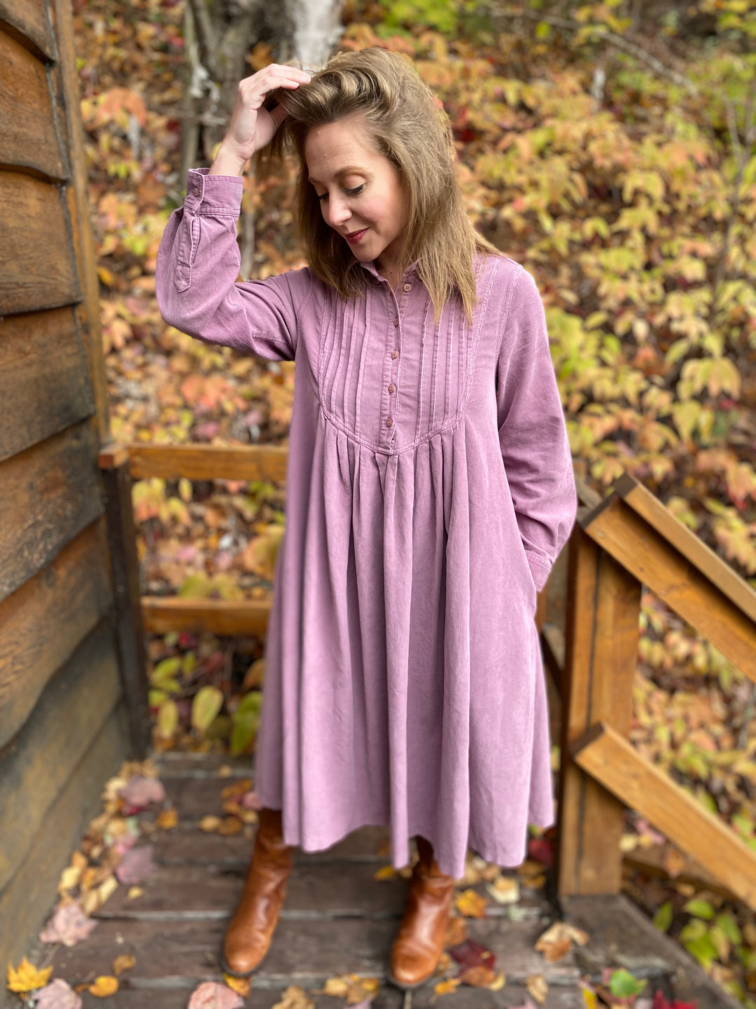 Market Corduroy Dress