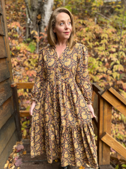 Prague Paisley Dress