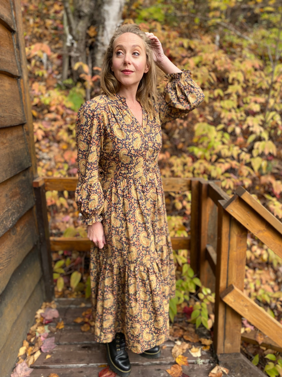 Prague Paisley Dress