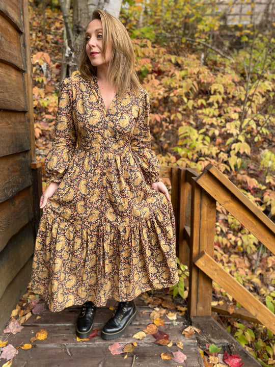 Prague Paisley Dress