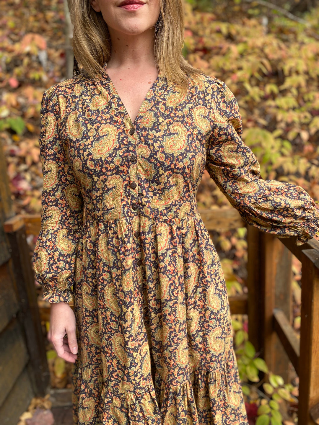 Prague Paisley Dress