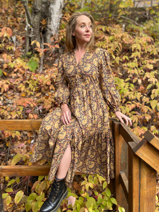 Prague Paisley Dress