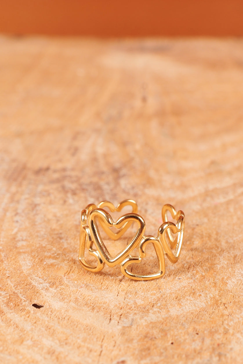 Multi Heart Ring