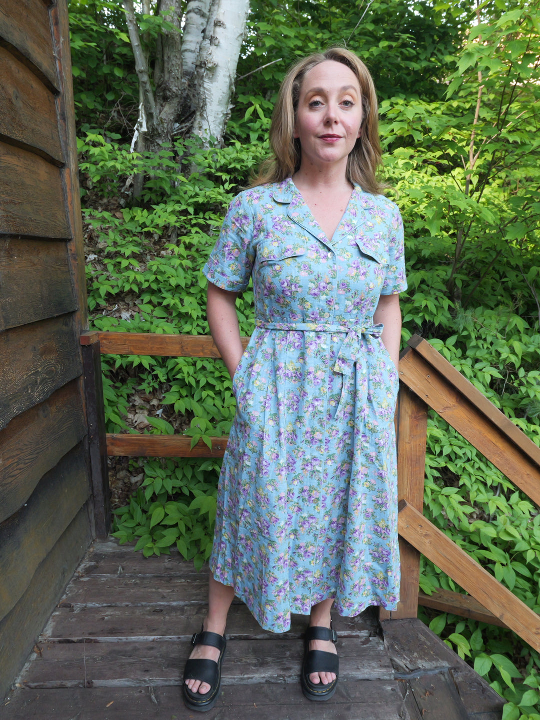 Elizabeth's Garden Shirtwaist Dress