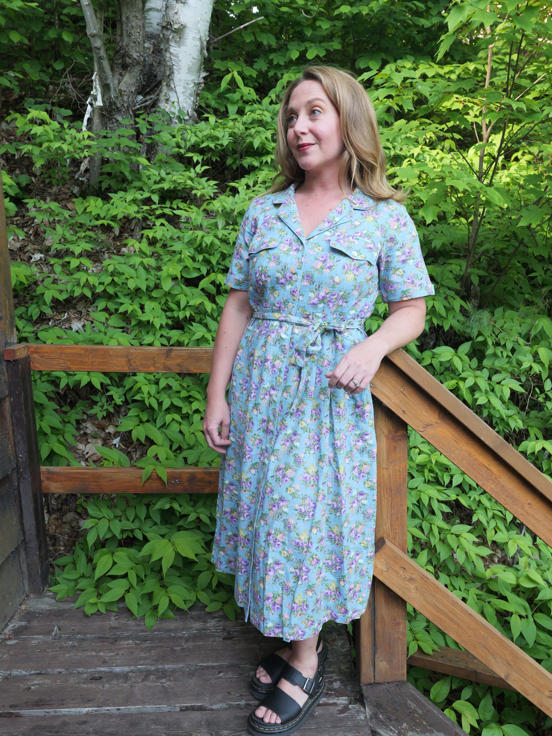 Elizabeth's Garden Shirtwaist Dress